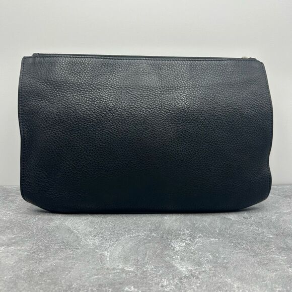 Fendi Faces Black Zip Leather Clutch Bag Mens Unisex 2016 Fall/Winter - Picture 4 of 16